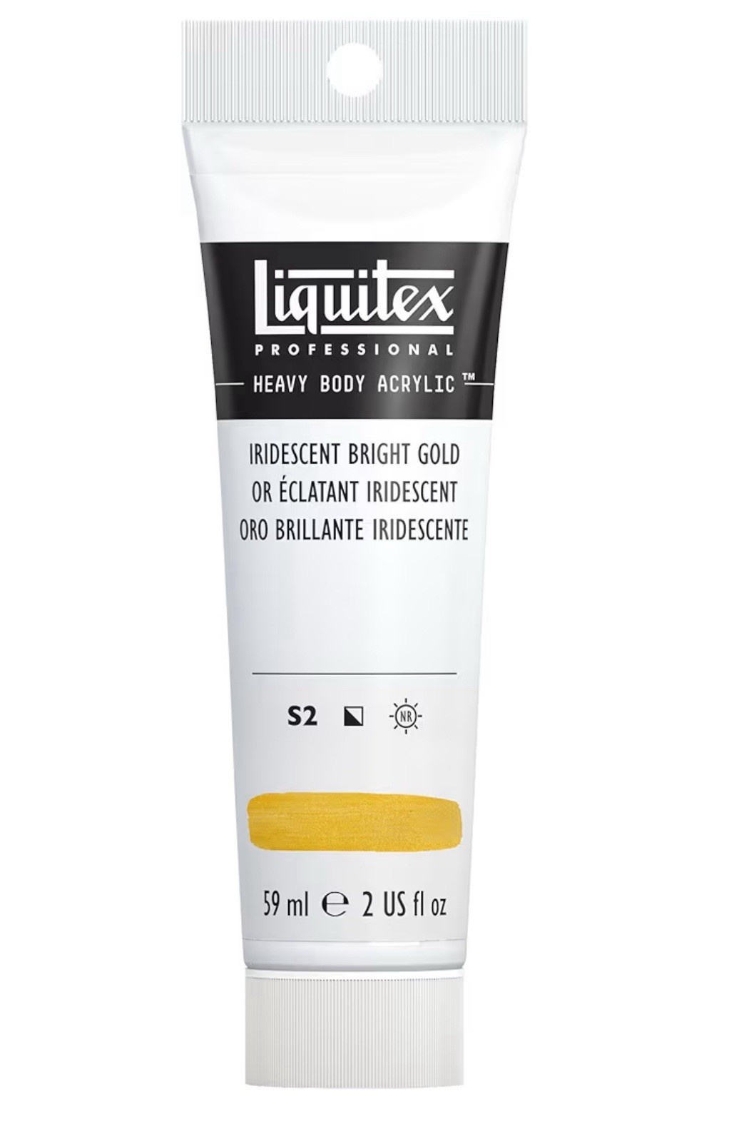Liquitex Professional Heavy Body Acrylic Colour (59ml) Iridescent Bright Gold