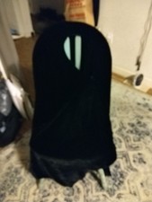 black velveteen wraparound cloak/cape with satiny lining