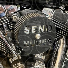 Harley Motorcycle Air Filter Cover Air Cleaner Cover 5.5” Diameter !!USA MADE!!