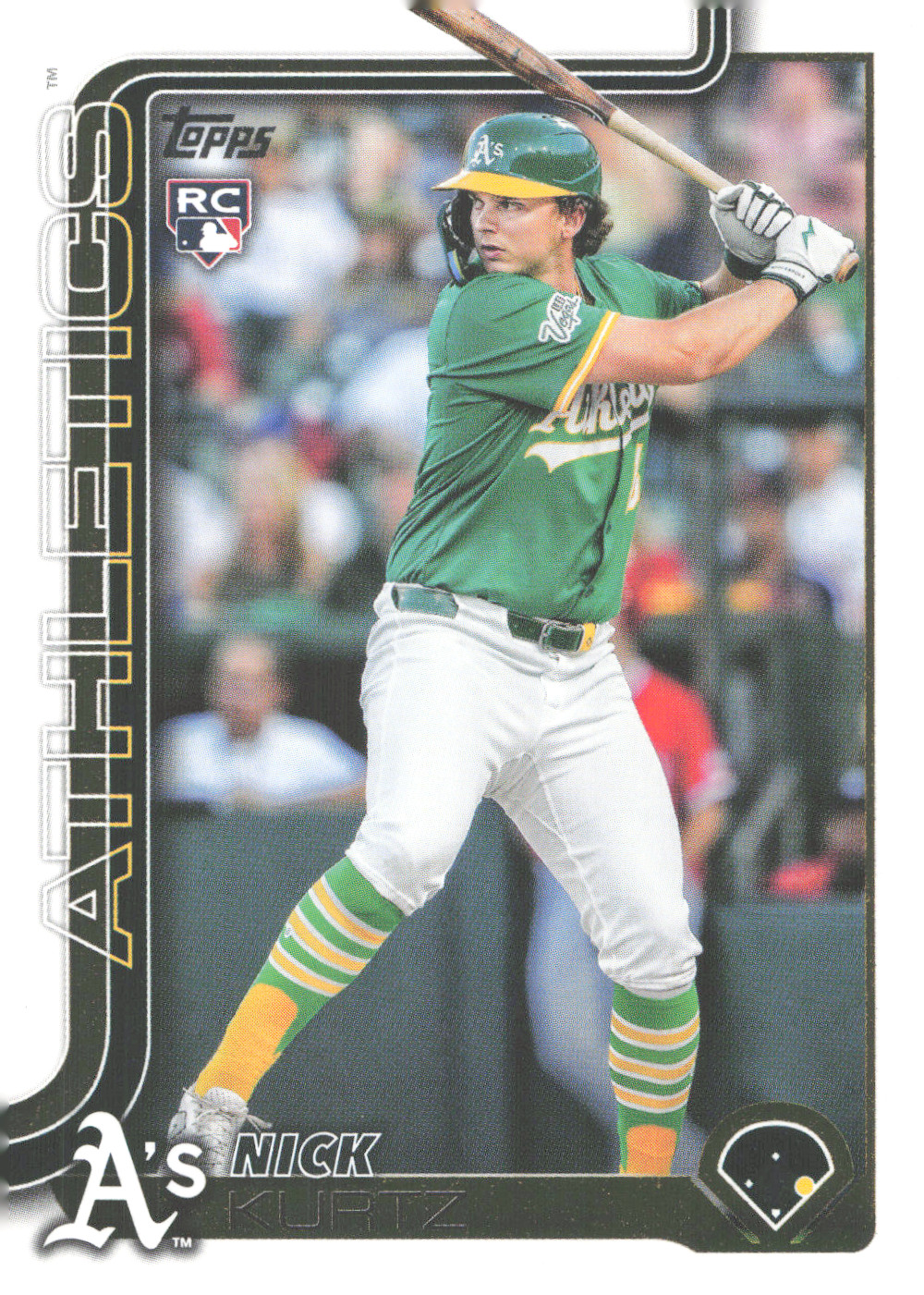 2025 Topps Update Series - #US201 Nick Kurtz (RC) Athletics