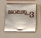 Bachelors III (Joe Namath's Club) Silver Foil Matchbook - Ft Lauderdale, FL