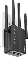 12880 Sq.Ft WiFi Extender Signal Booster, 1200Mbps WiFi Repeater, 105-Device