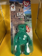 Ty Beanie Baby "Erin" The Irish Bear 1999 Retired Plush Toy McDonald  s.