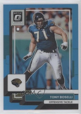 2022 Panini Donruss Optic Aqua Prizm 75/299 Tony Boselli #93 11nu