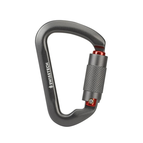 Swiss Tech 25kN Climbing Carabiners, 2 pack, Auto Locking, 7075 Aluminum - Picture 11 of 15