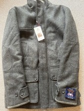 M&S Blue Harbour Moon Yorkshire Tweed Coat Wool BNWT Size S