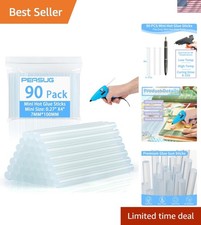 90 PCS Mini Hot Glue Sticks Bulk, Clear Glue Gun Sticks for Metal, Wood, Glas... 0.20 per gallon