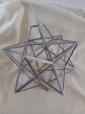 Moravian Star Pendant Ceiling Glass Light Shade Lampshade VGC