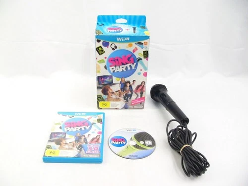 Mint Disc Nintendo Wii U Sing Party Microphone Bundle