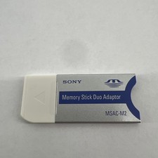 GENUINE MSAC-M2 Sony PSP Memory Stick Pro Duo Adapter Memory Card Camera Memory