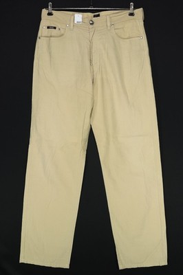 HUGO BOSS Arkansas Herren Jeans Hose W34 L32 34/32 beige hellbeige gerade J4327
