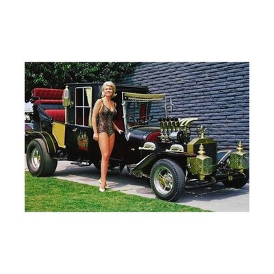 Vintage TV show, Munster coach, Marilyn, Hot Rod Herman 