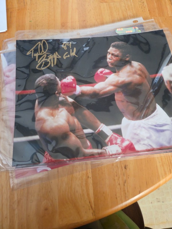 Tyrell Biggs Signed Photograph