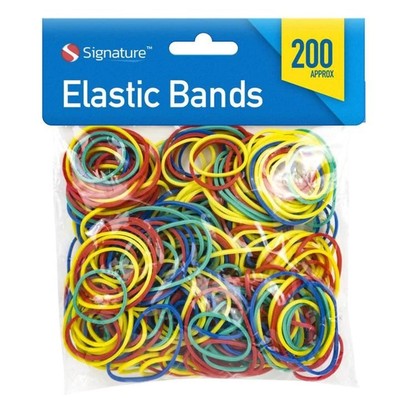 200 Stück Gummibänder farbig Gummi Geldband Home Office Bindung Bündeln