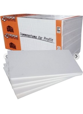 EPS 035 WDV Fassadendämmplatte 1000x500mm Weiß, 40mm Stärke