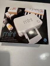 Mint Silhouette Custom Stamp Maker Printer -New-