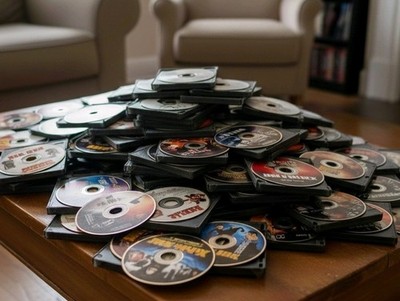 1000 - Assorted Loose Disc Wholesale Bulk Lot DVD Movie, Shows & Sitcoms - More