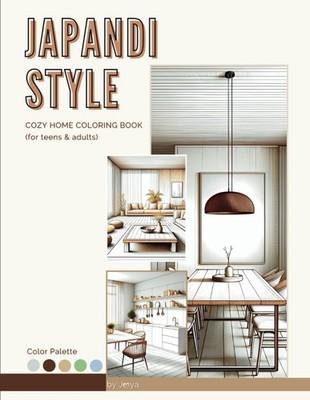 Joya Lim Japandi Style Cozy Home Coloring Book (Paperback)