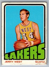 1972-73 Topps - Jerry West #75 MK - HOF Low Grade (Crease)
