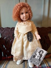 Ruth Treffeisen Kora German Artist Doll Signed Vinyl Tag Certificate Red Hair