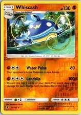 Whiscash 71/145 R Guardians Rising Pokemon Reverse Holo NM/M