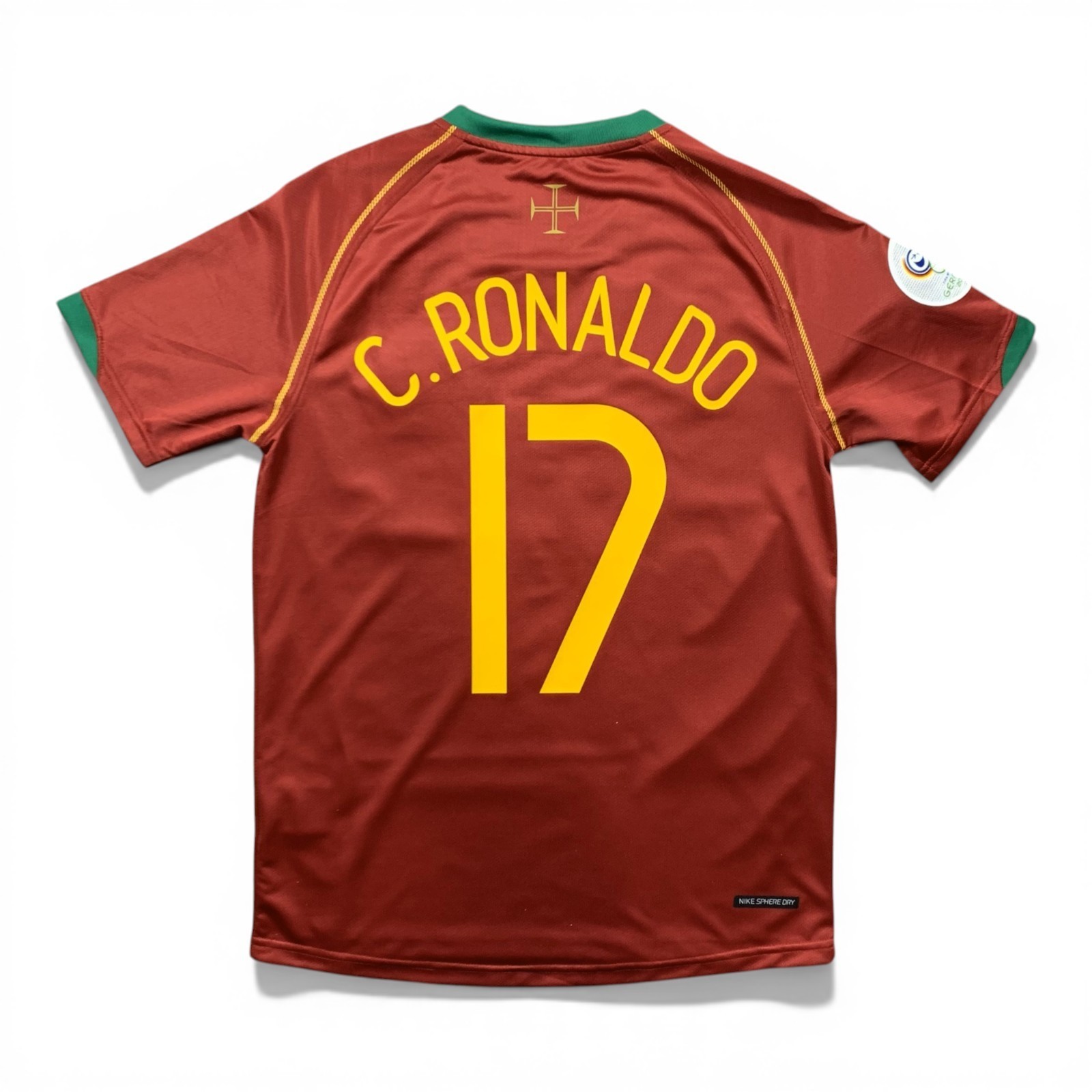 Cristiano Ronaldo Portugal 2006 World Cup Jersey CR7 Retro Shirt - Mens XL - NEW