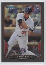 2013 Bowman Draft Chrome Black Refractor 27/35 Oswaldo Arcia #18 0f8