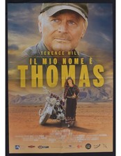 manifesto IL MIO NOME E' THOMAS terence hill moto harley davidson bitto S03