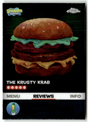 Topps SpongeBob Chrome 2025 No. BB-3 Krabby Patty