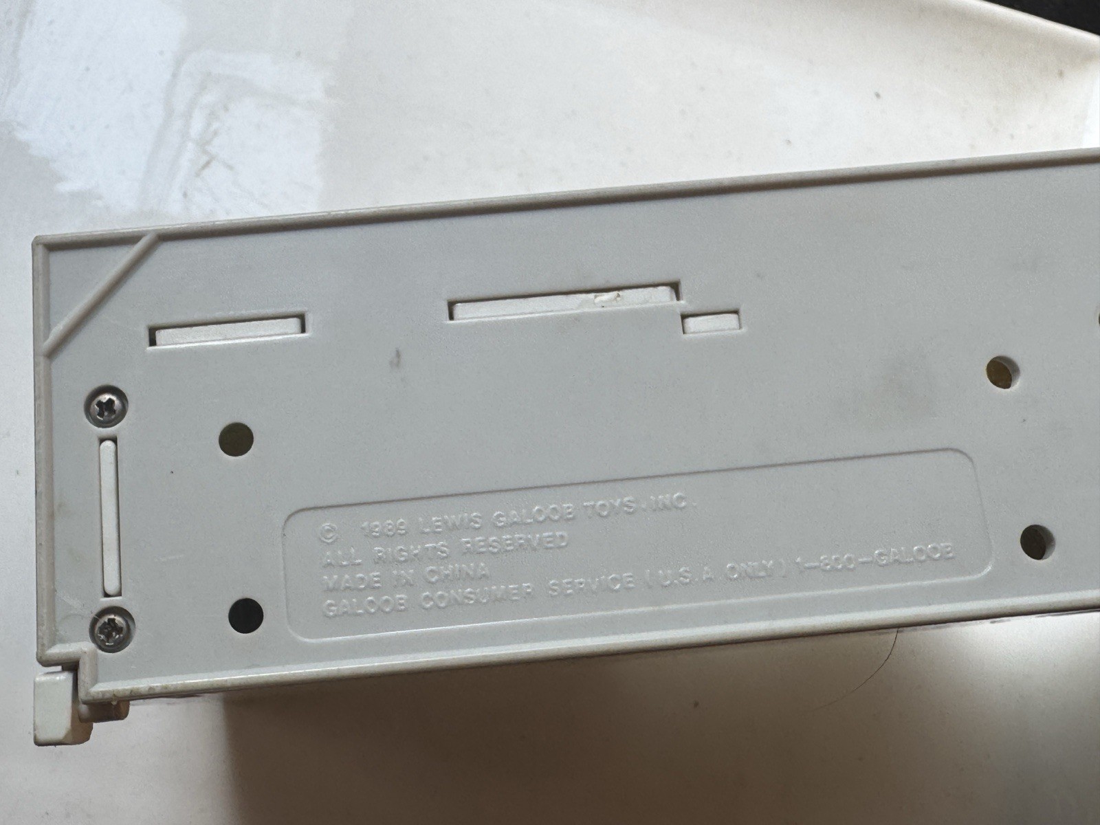 1989 Lewis Galoob Toys Micro Machines City Scene Ace Auto Parts Gas Station