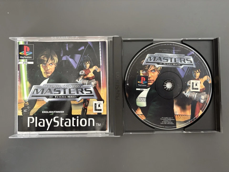 Star Wars Masters of Teras Kasi (PS1) - Manual Included - Image 2 of 2