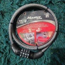 Master Lock 5ft Combination Cable Lock   Heav...
