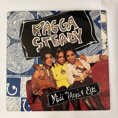 Midi, Maxi & Efti   Ragga Steady - US 12'' Single Vinyl VG++/VG+