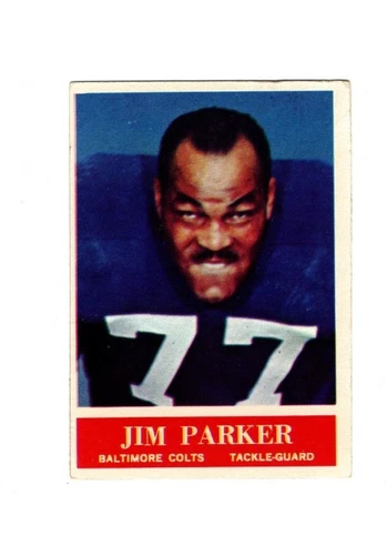 1964 Phila JIM PARKER #8 VG/EX--Colts, Hall of Fame!!