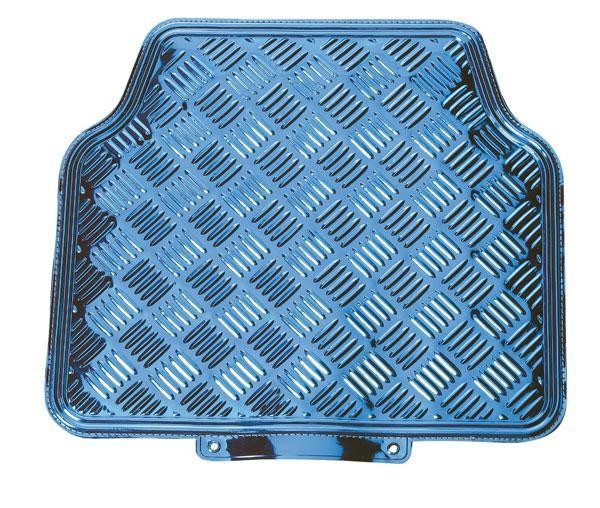 Tapis de sol auto PVC bleu universels pour stopper la boue et l'usure