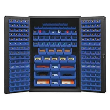 Durham Mfg 2502-186-5295 Heavy Duty Bin Cabinet, 48 In W, 72 In H, 24" D, 186