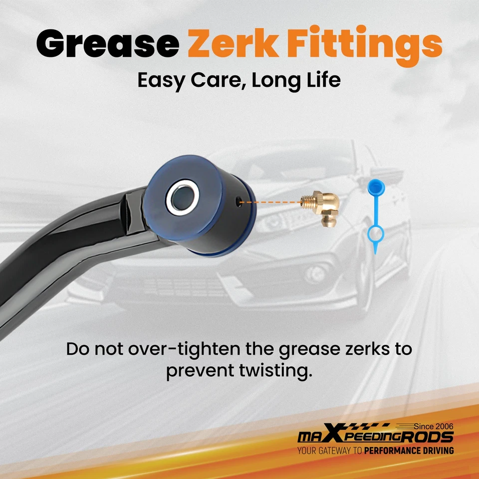 0-6" Lift Front Adjustable Track Bar Panhard for Jeep Wrangler JK 2007-2018 - Image 3 of 4