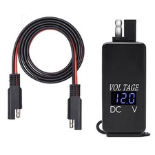 Adattatore da SAE a USB con Voltmetro Connettore di Sezionamento Rapido Moto con Waterdic2200
