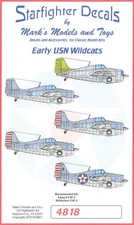 Starfighter Decals 1/48 GRUMMAN F4F WILDCAT Early U.S. Navy Aircraft