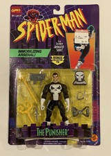 Spider-Man Animated Series Action Figure THE PUNISHER Toy Biz 1995 MOC