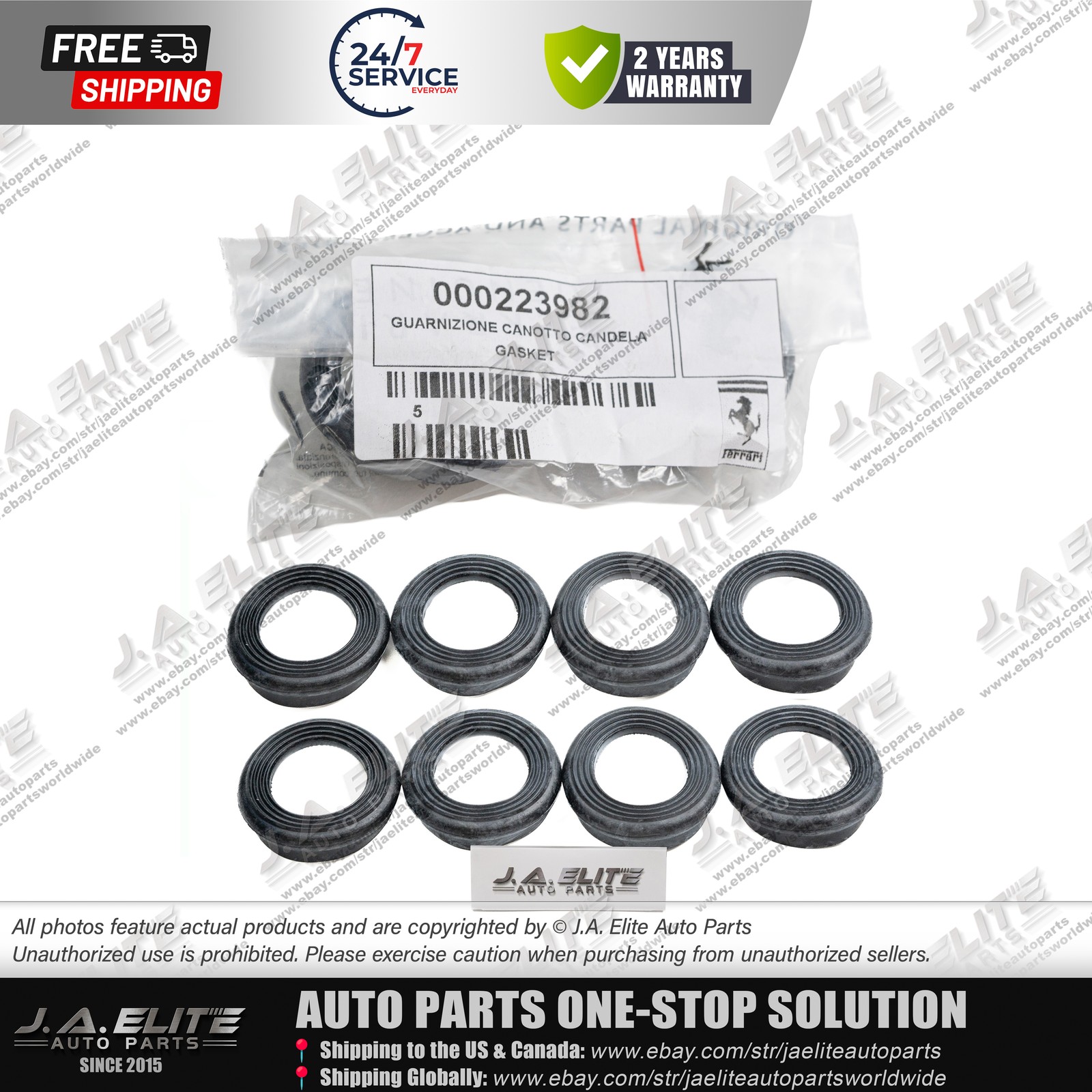 12pcs Genuine Valve Cover Gaske Kit fit Maserati Quattroporte GranCabrio GT