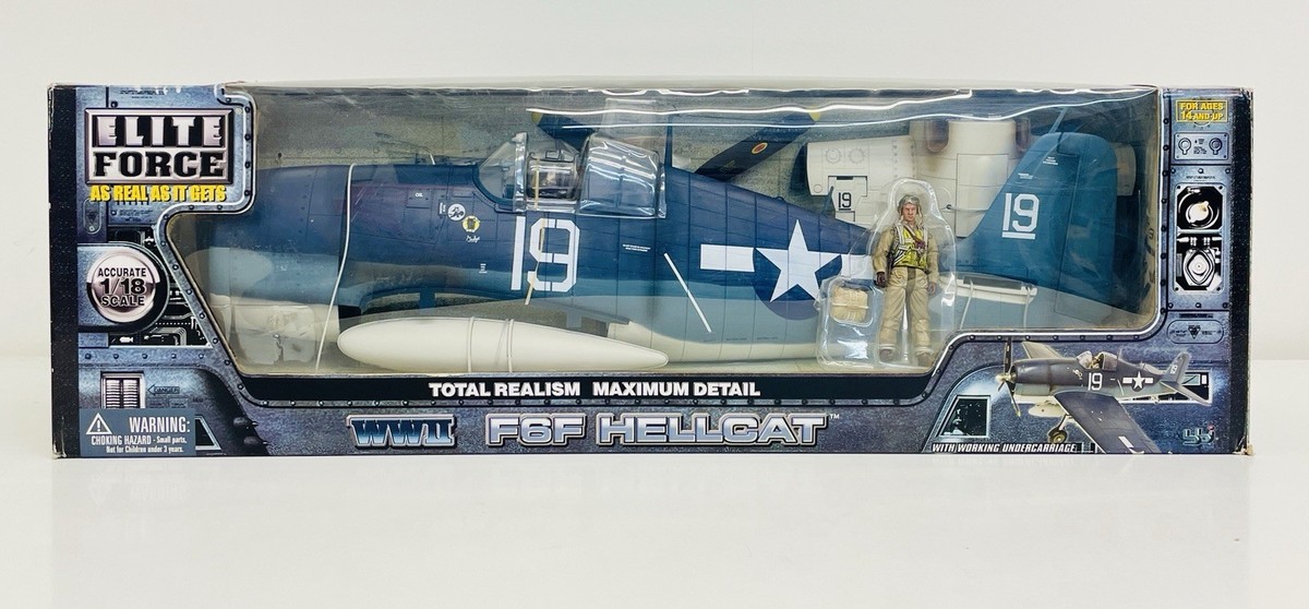 ELITEFORCE 1/18 F6F HELLCAT ヘルキャット 1:18 F6F HELLCAT- (Elite Force) UNBOXING - YouTube