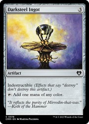 Darksteel Ingot #378 Foil Commander Masters (CMM) MTG