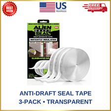 1.4 in. x 49 ft. Transparent Anti-Draft Insulation Seal Tape, 3-Pack