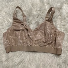 Chantelle 36DDDD Bra Beige C Magnifique Full Bust Wirefree 1892 Wireless