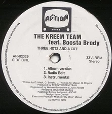 The Kreem Team - Three Hots & A Cot, 12", (Vinyl)