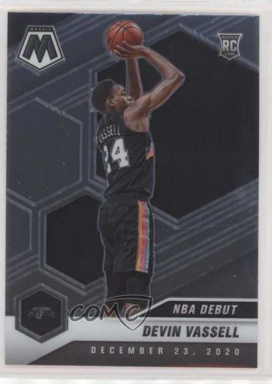 2020-21 Panini Mosaic NBA Debut Devin Vassell #278 2l4