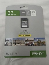 sealed 32 Gb PNY SDHC Flash Card Elite