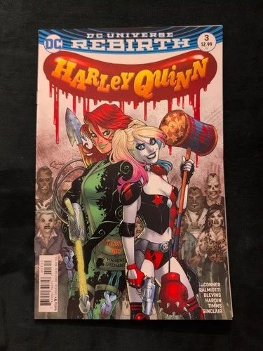 HARLEY QUINN #3 AMANDA CONNER VARIANT BATMAN 1