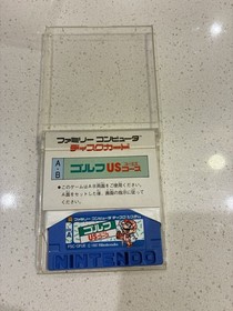 Nintendo Famicom Disk System Mario Golf Japan Course FDS US Seller